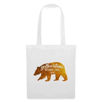 Yellowstone bear gold color - Tote Bag - white - Front