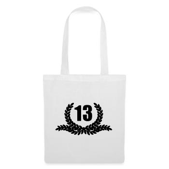 Lauwerkrans 13 ANS - Sac en tissu - blanc - Devant