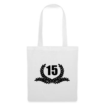 Lauwerkrans 15 ANS - Sac en tissu - blanc - Devant
