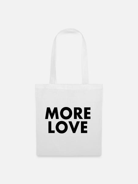 More love - Stoffbeutel - Weiß