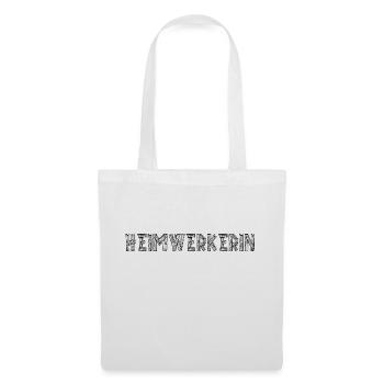 Heimwerkerin - Stoffbeutel - Weiß - Vorne