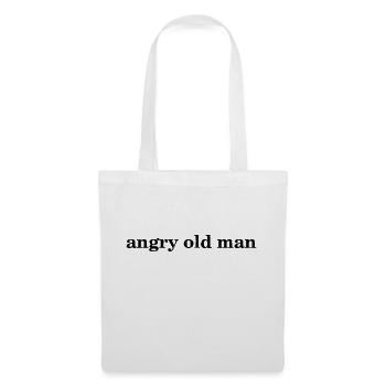angry old man - Tote Bag - white - Front