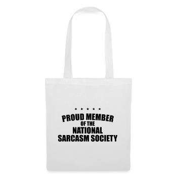 SOCIÉTÉ NATIONALE DU SARCASME - Sac en tissu - blanc - Devant