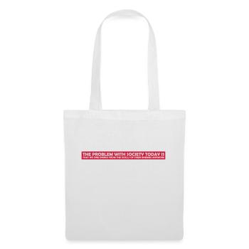 drinks from enemies skulls - Tote Bag - white - Front
