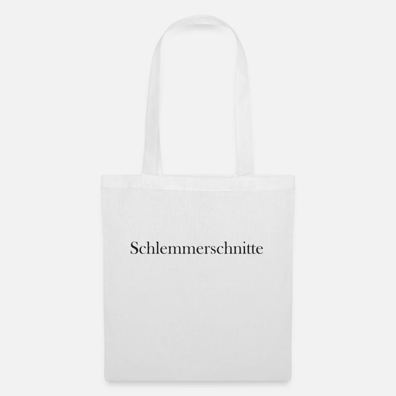 Schlemmerschnitte - Stoffbeutel - Weiß