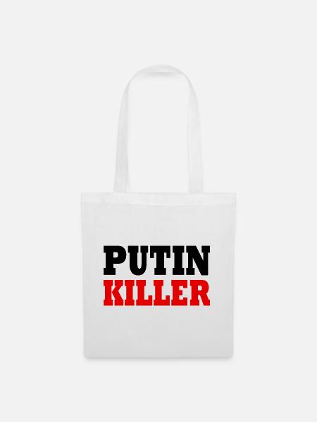 Putin killer - Stoffbeutel - Weiß