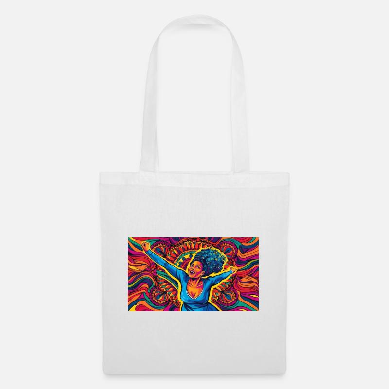Inner Radiance: Afro and Proud - Tote Bag - white