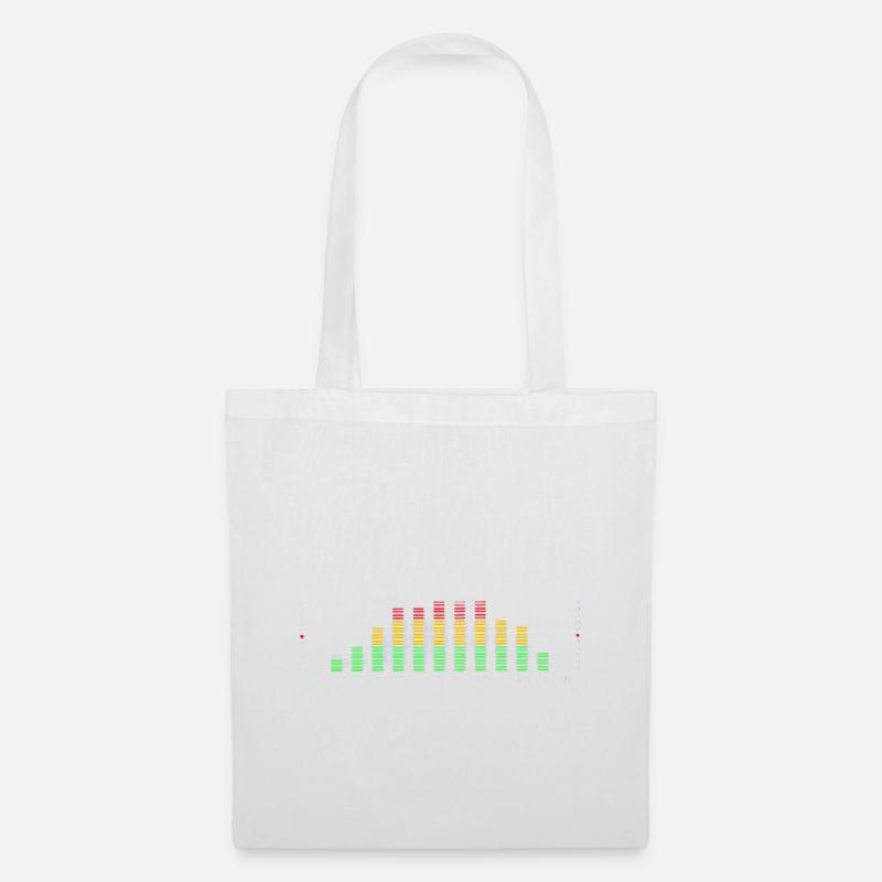 Rainbow Equalizer Pulse - Tote Bag - white