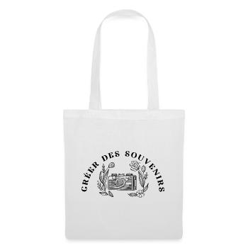 Créer des souvenirs full logo - Tote Bag - white - Front