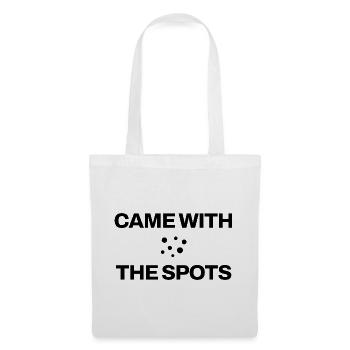 Dalmatiner - Came With The Spots - Hundeliebe - Stoffbeutel - Weiß - Vorne