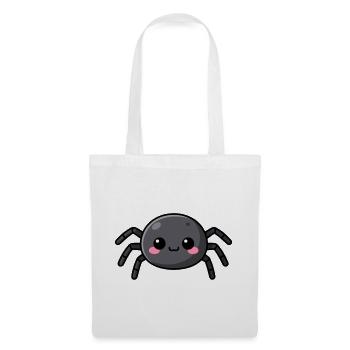 Niedliche Kawaii Halloween Spinne Geschenk Kinder  - Stoffbeutel - Weiß - Vorne