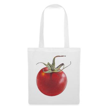 Tomate - Stoffbeutel - Weiß - Vorne