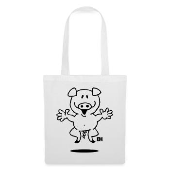 Pig - Tote Bag - white - Front