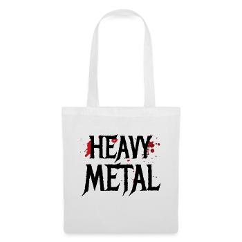 Heavy metal not for pussies - Tote Bag - white - Front