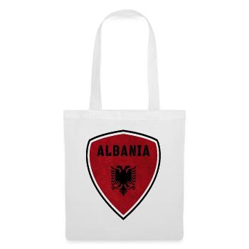Albanie Armoiries Vintage / Cadeau Albania Kosovo - Sac en tissu - blanc - Devant