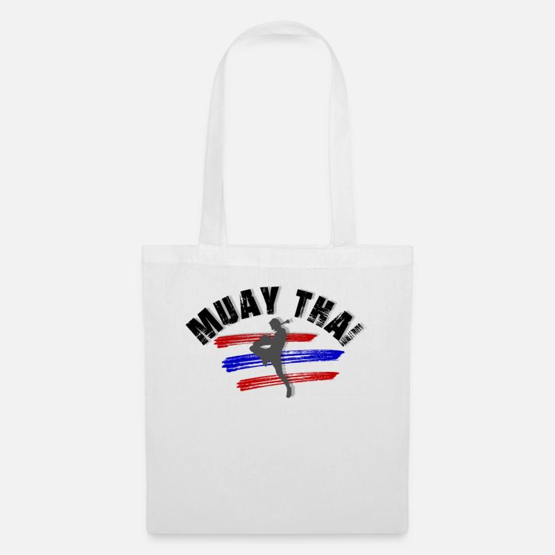 MUAY THAI - Stoffbeutel - Weiß