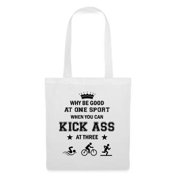 Triathlon Kicking Ace - Sac en tissu - blanc - Devant