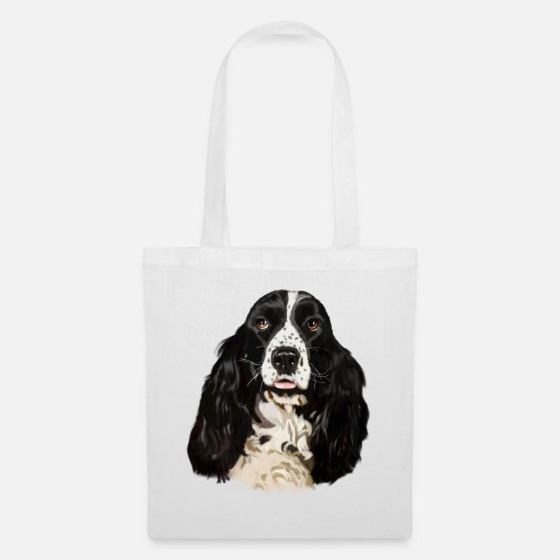 cocker spaniel - Tote Bag - white