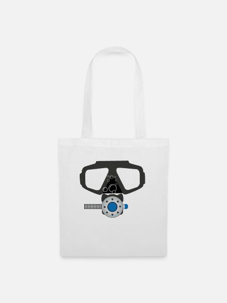 Plongée - Sac en tissu - blanc