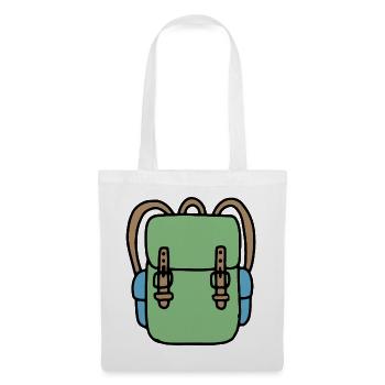 Backpack in green - Tote Bag - white - Front