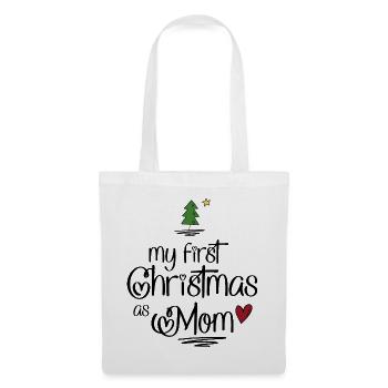 My first Christmas as Mom - Tote Bag - white - Front
