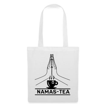 Namas-thé - Sac en tissu - blanc - Devant
