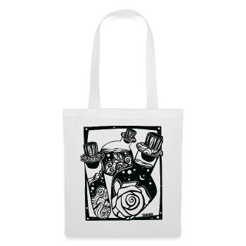 Floral magic potion bottle. - Tote Bag - white - Front