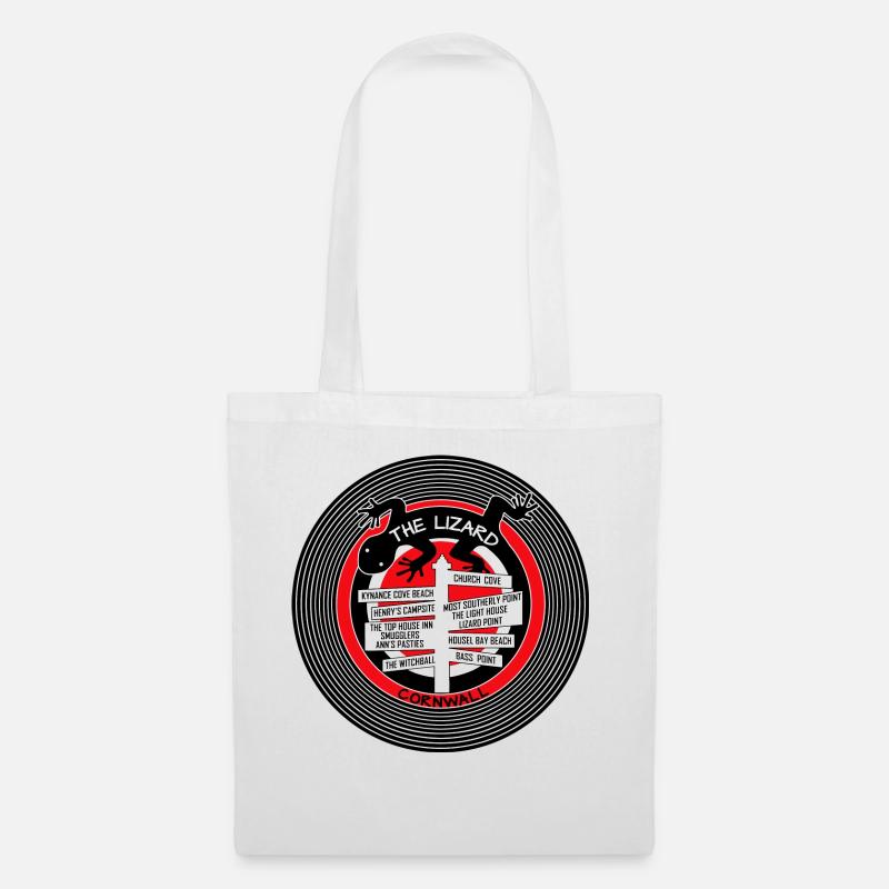 The Lizard Cornwall - Tote Bag - white