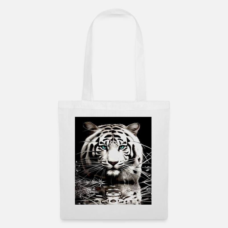 White Tiger - Tote Bag - white