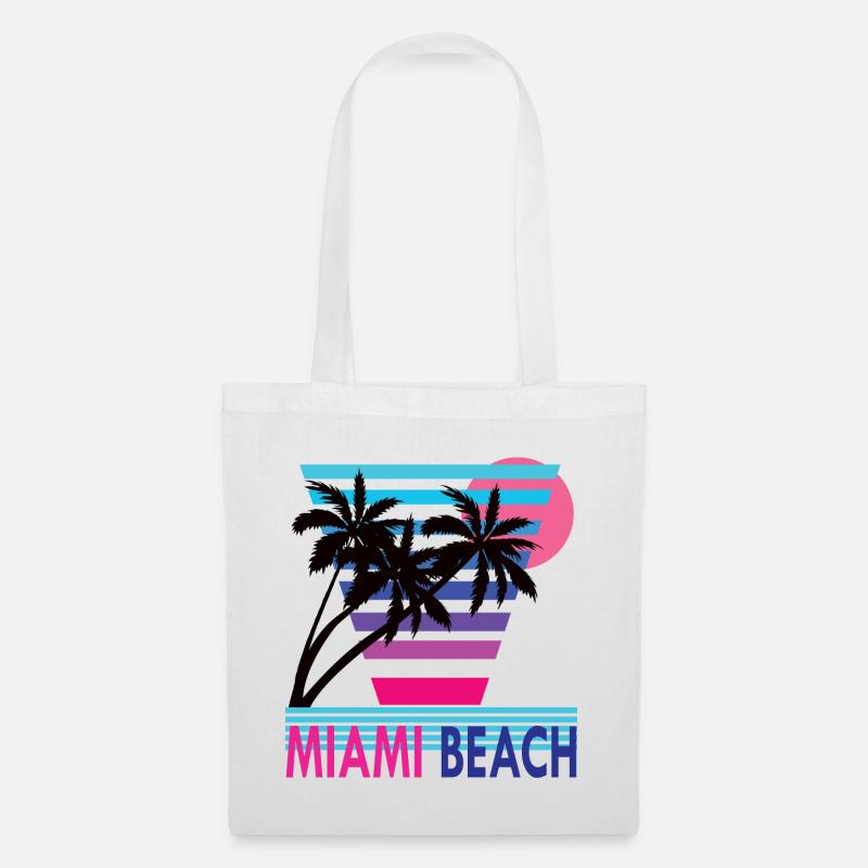 MIAMI BEACH - Stoffbeutel - Weiß