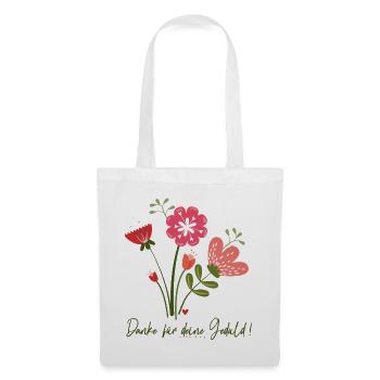 Merci de votre patience - Sac en tissu - blanc - Devant