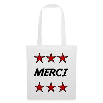 MAÎTRE. MAITRE. MERCI. MERCI MAÎTRE. MAITRE - Sac en tissu - blanc - Devant