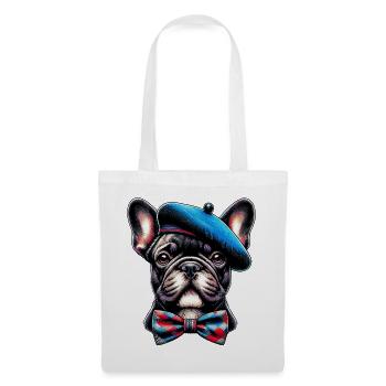 French Bulldog Dog - Tote Bag - white - Front