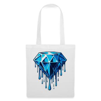 Diamant - Sac en tissu - blanc - Devant