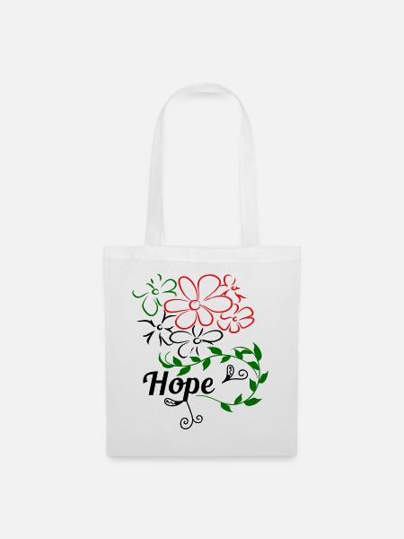 Hope Hoffnung - Stoffbeutel - Weiß