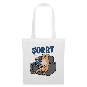 The Cat Got plans - Tote Bag - white - Front