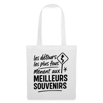 Illustration Éco-Responsable Nature - Sac en tissu - blanc - Devant