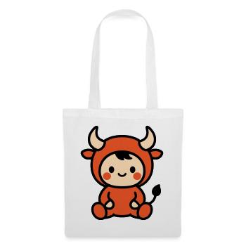 Cute Astro Taurus - Stoffbeutel - Weiß - Vorne