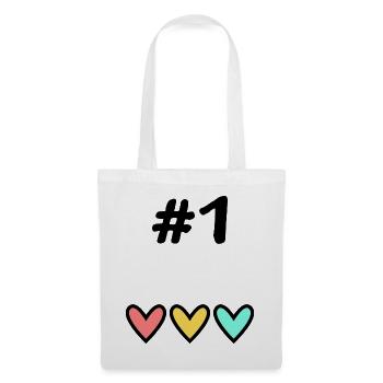 1. 1 year. 1st ANNIVERSARY. 1 YEAR ANNIVERSARY - Tote Bag - white - Front
