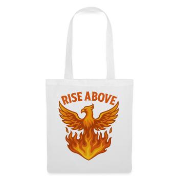 Phoenix Rise Above Fire Motif - Tote Bag - white - Front