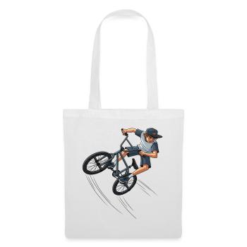 Freestyle BMX Street Artwork Trick Rider Street - Tote Bag - white - Front