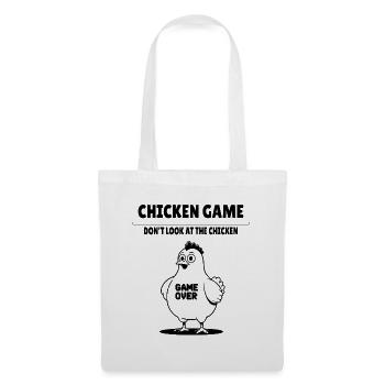 Game Over Retro Hühnchen - Lustiges Gaming Motiv - Stoffbeutel - Weiß - Vorne
