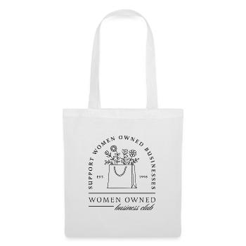 Soutenez les entreprises détenues par des femmes entrepreneures - Sac en tissu - blanc - Devant
