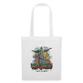 Christ Rédempteur - Gardien de Rio - Sac en tissu - blanc - Devant