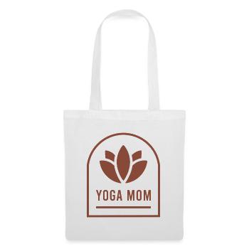 Yoga mom yogi mother lotus flower boho aesthetic - Tote Bag - white - Front