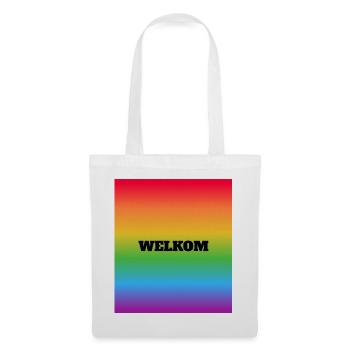 LGBT safe space welcome Welkom Dutch - Tote Bag - white - Front
