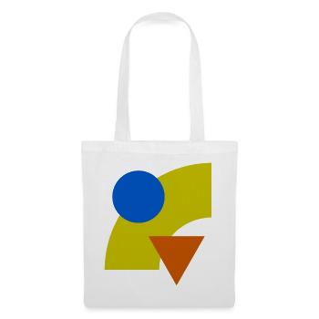 Constellation géométrique des couleurs - Sac en tissu - blanc - Devant