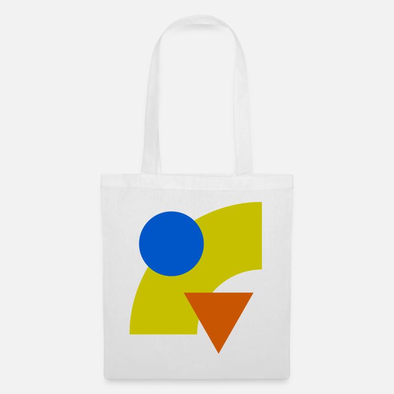 Geometric color constellation - Tote Bag - white