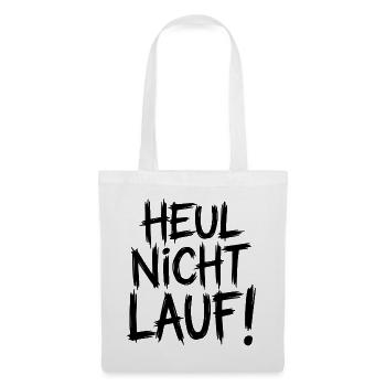 Ne pleure pas. Cours ! - Sac en tissu - blanc - Devant