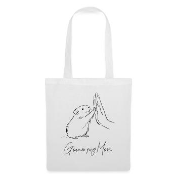 Guinea pig Mom - Stoffbeutel - Weiß - Vorne